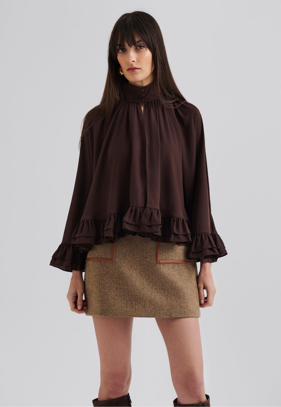 

Блуза Malina ESTI CAPE, Chocolate/Brown