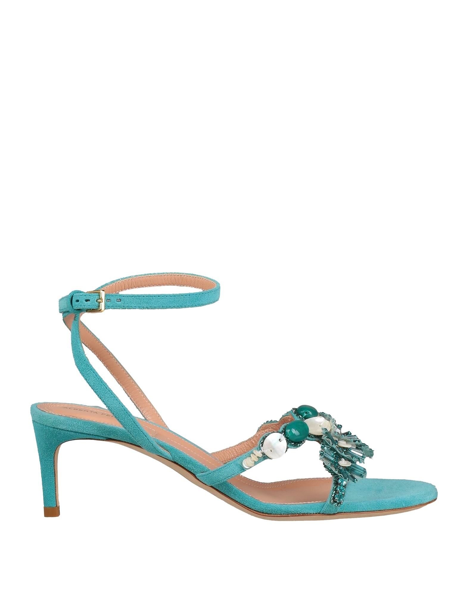 Сандалии Alberta Ferretti, бирюзовый