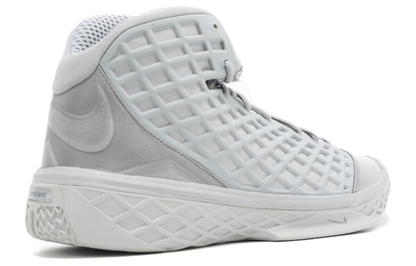 Кроссовки zoom kobe 3 'fade to black 'matte silver matte silver' Nike, серебряный — фото 3