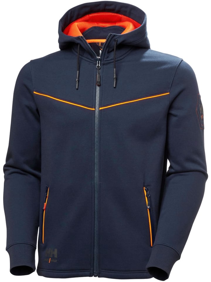 

Толстовка Chelsea Evo Zip Hoodie синего цвета Helly Hansen
