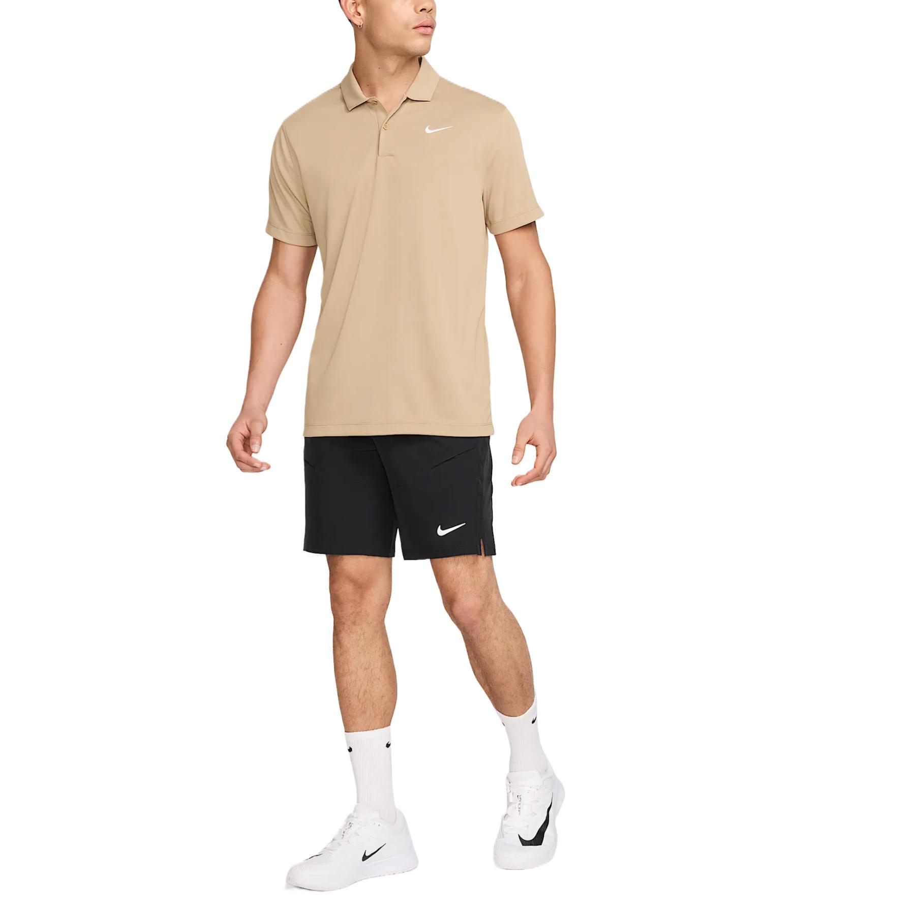 Nike Футболка Court Dri-Fit мужская apricot tea brown — фото 4