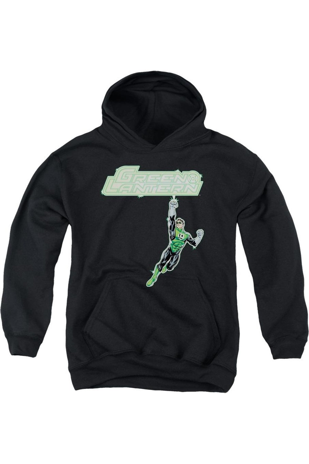 

Молодежная толстовка с капюшоном Green Lantern и логотипом энергетической конструкции Gildan