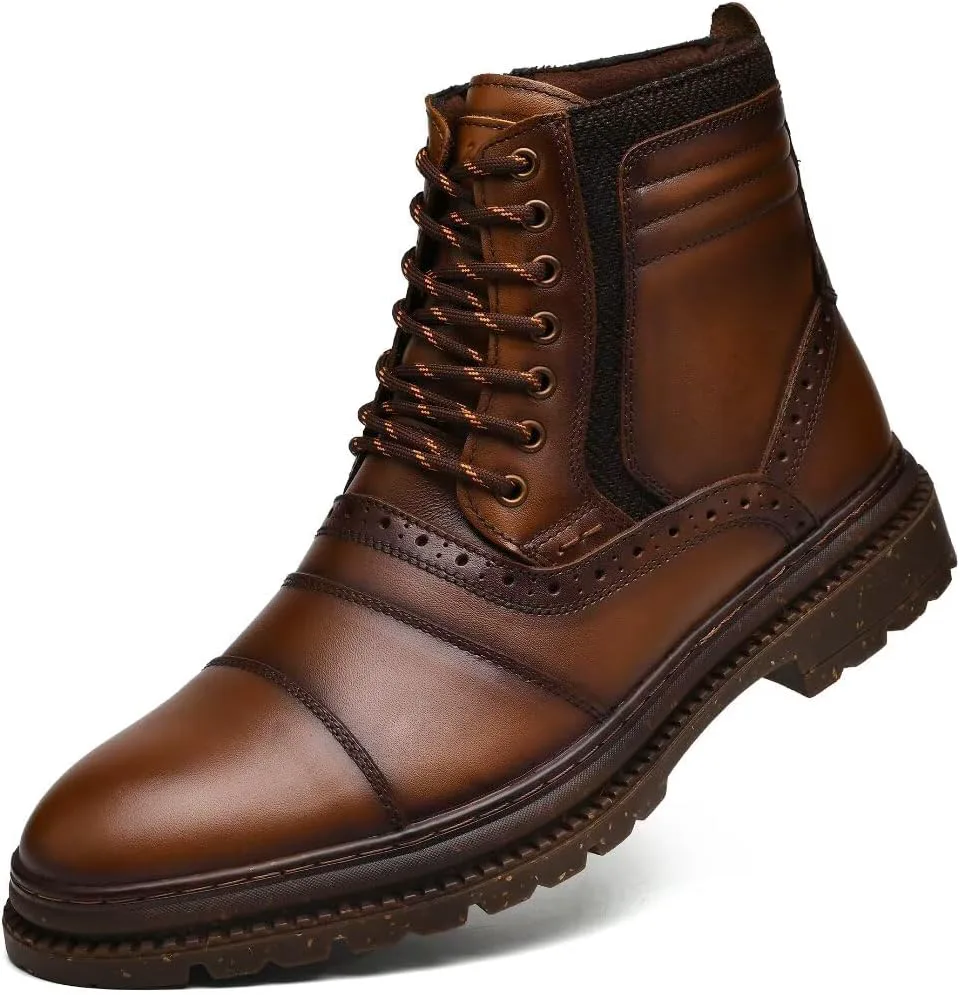 

Мужские ботинки Чакка из натуральной кожи, классические повседневные оксфордские ботинки Holy ark, коричневый