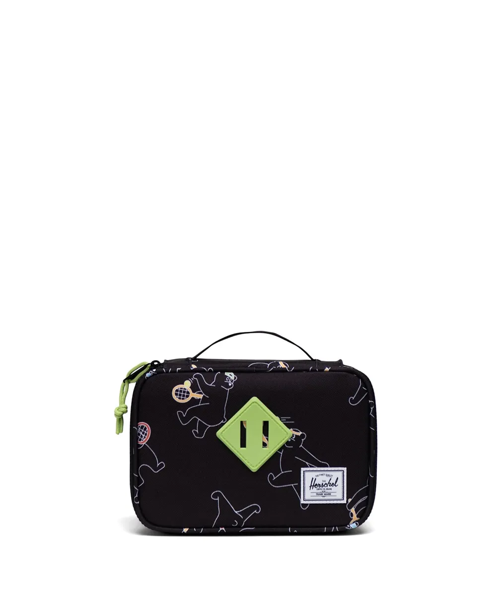 

Экологичный унисекс чехол с розовым принтом Herschel, черный
