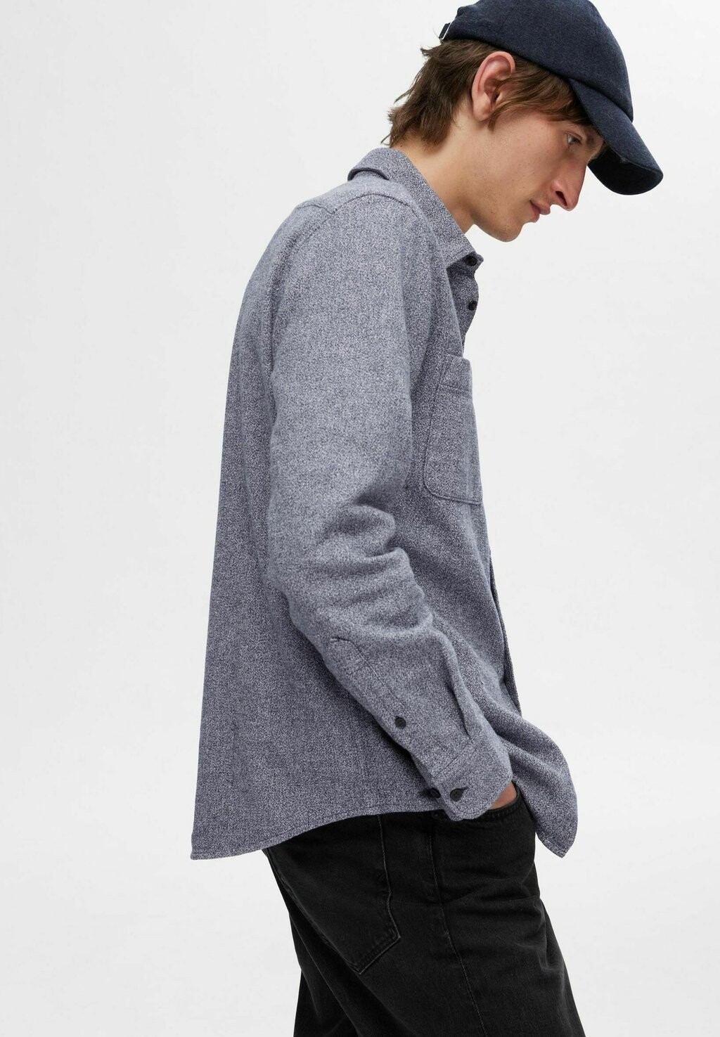 

Рубашка Selected Homme, синий