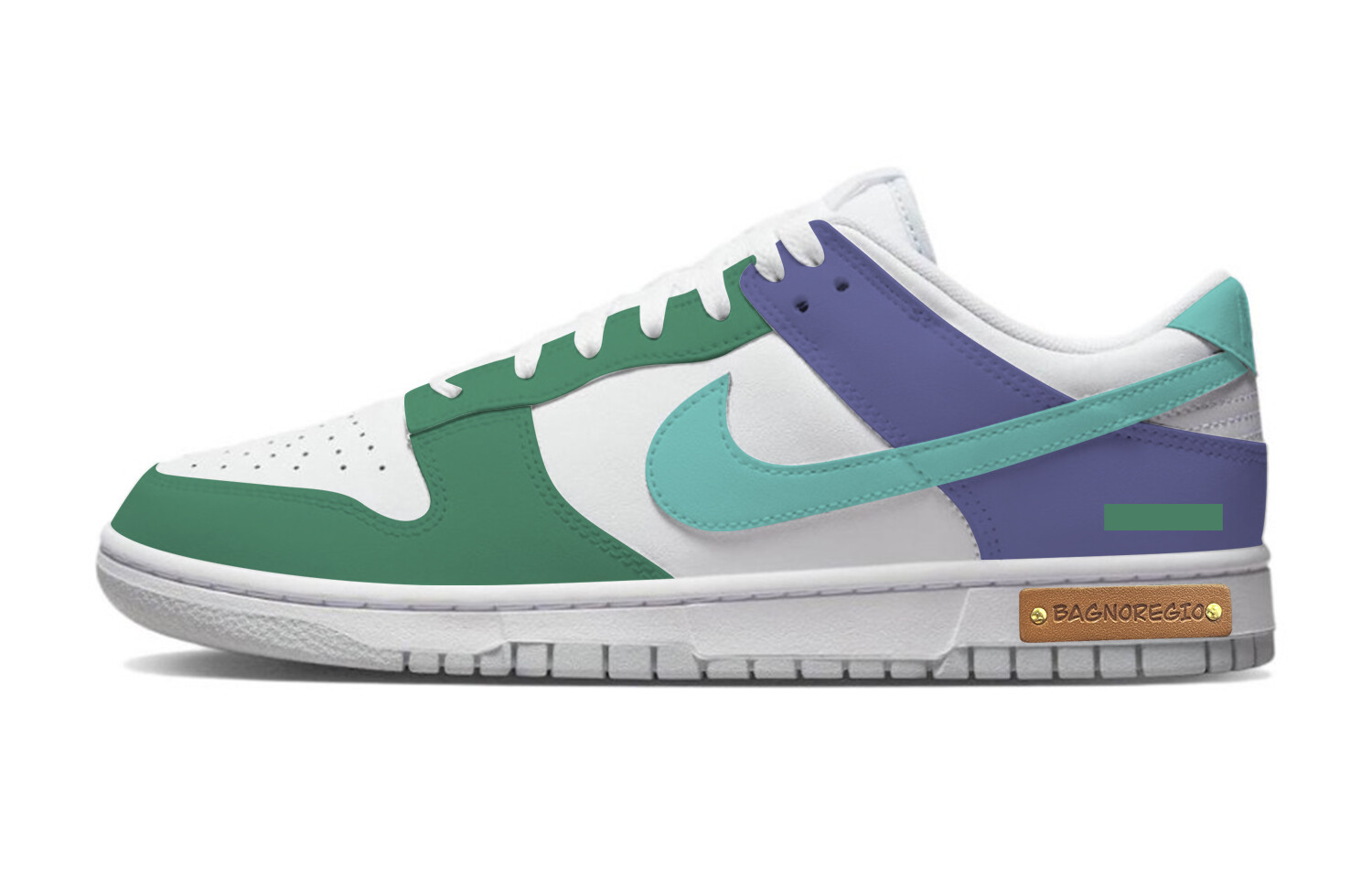 

Мужские кроссовки для скейтбординга Nike Dunk, White/Green