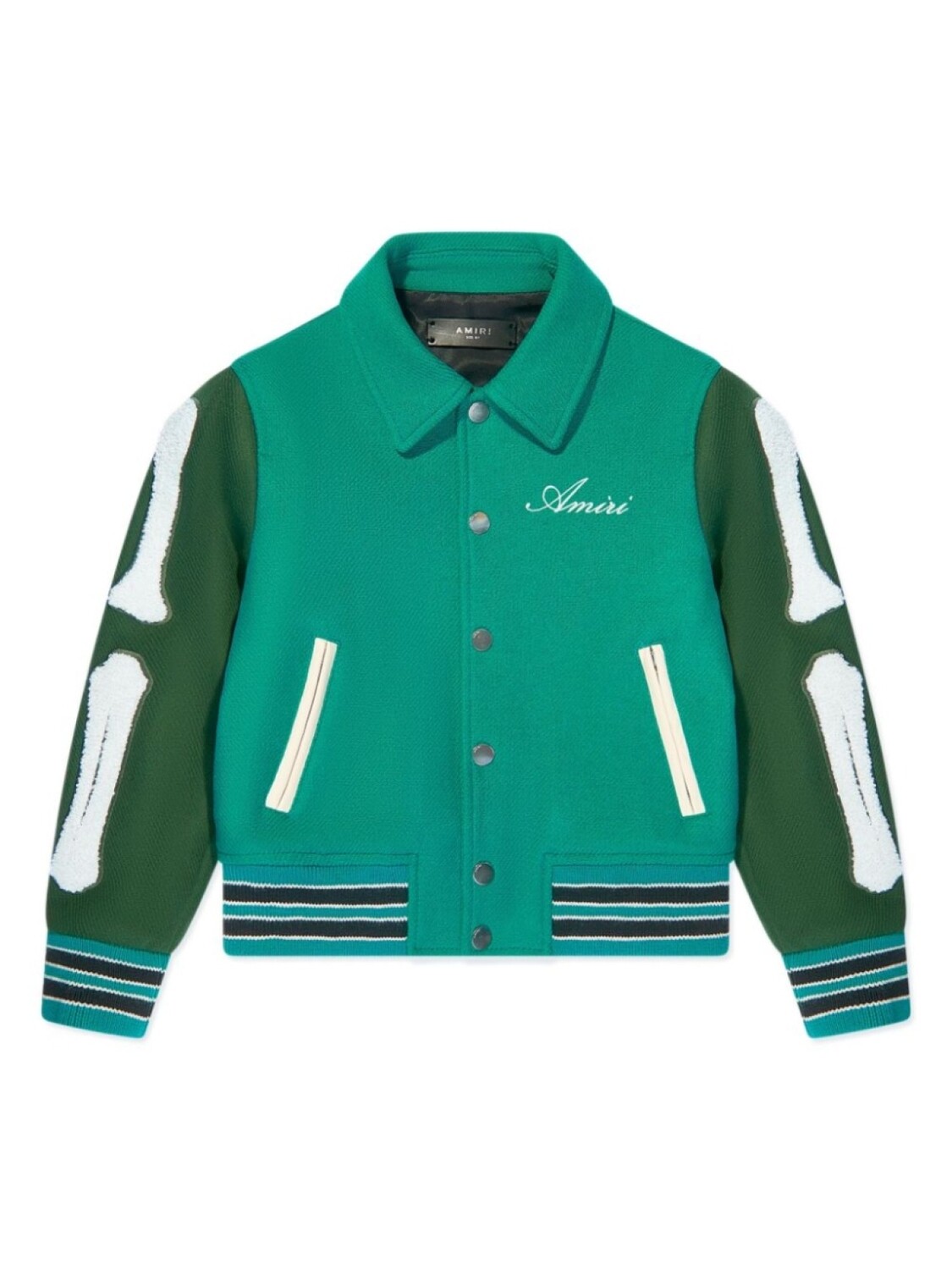 

Бомбер Bones AMIRI KIDS, зеленый