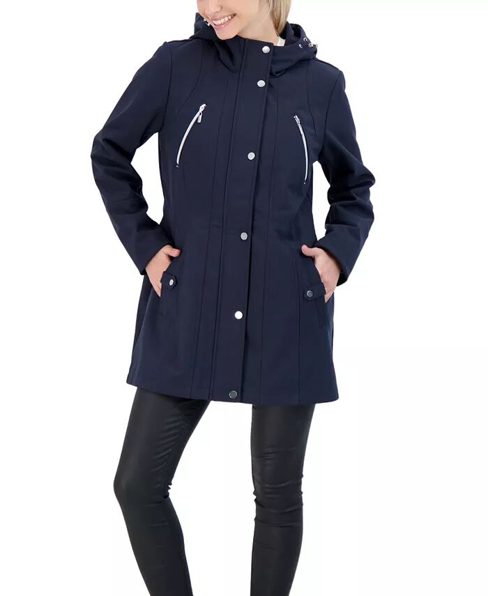 

Женская куртка Soft Shell с капюшоном Sebby Collection, синий