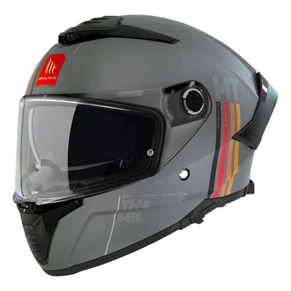 

Шлем полнолицевой MT Helmets Thunder 4 SV Mil C2, серый