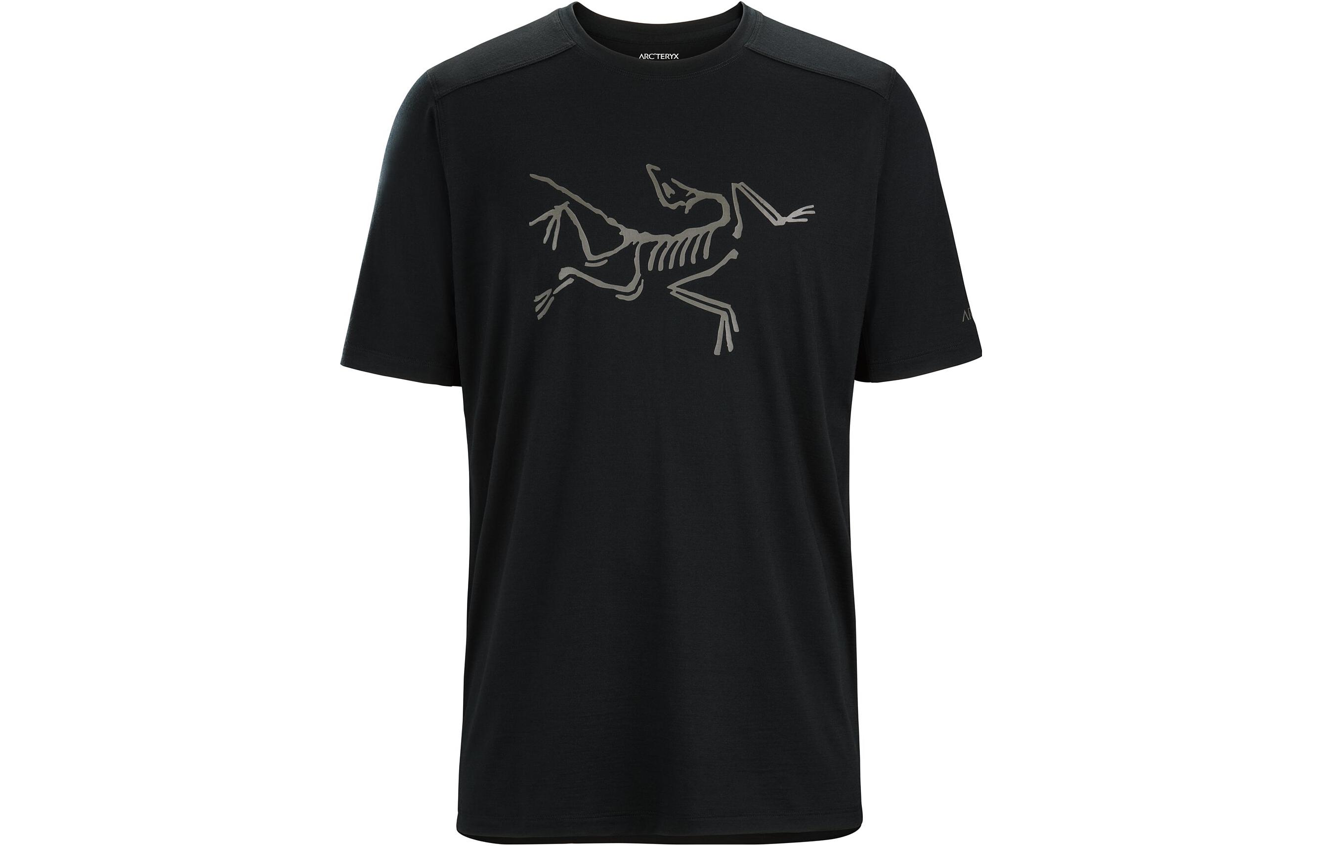 Футболка Arc'teryx Ionia из мериносовой шерсти с логотипом Arcteryx, elegant коричневый/joyful зеленый/rune/euphoria — фото 3