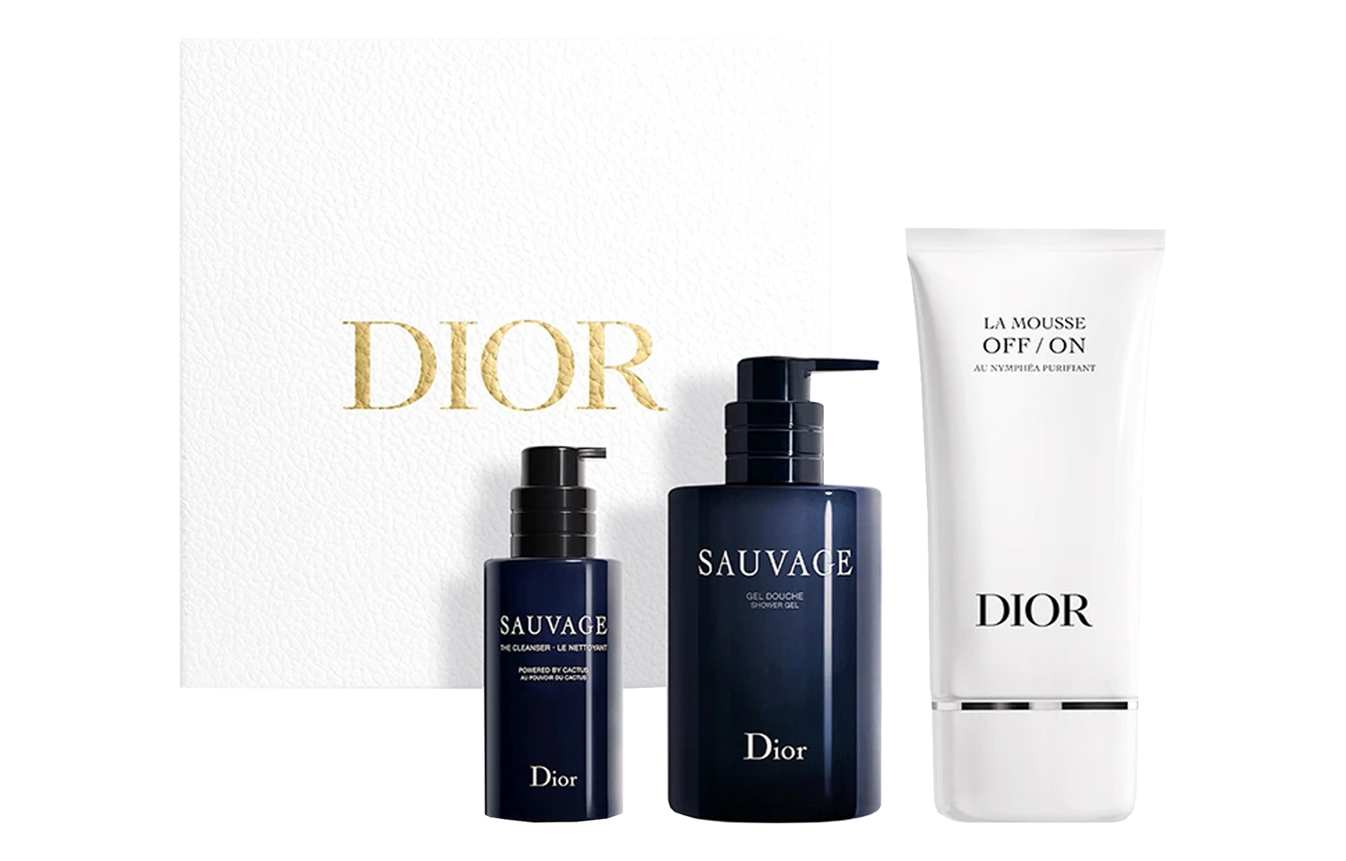 

Набор для ухода за кожей увлажняющий и успокаивающий 150мл+100мл+250мл подарок для парня DIOR