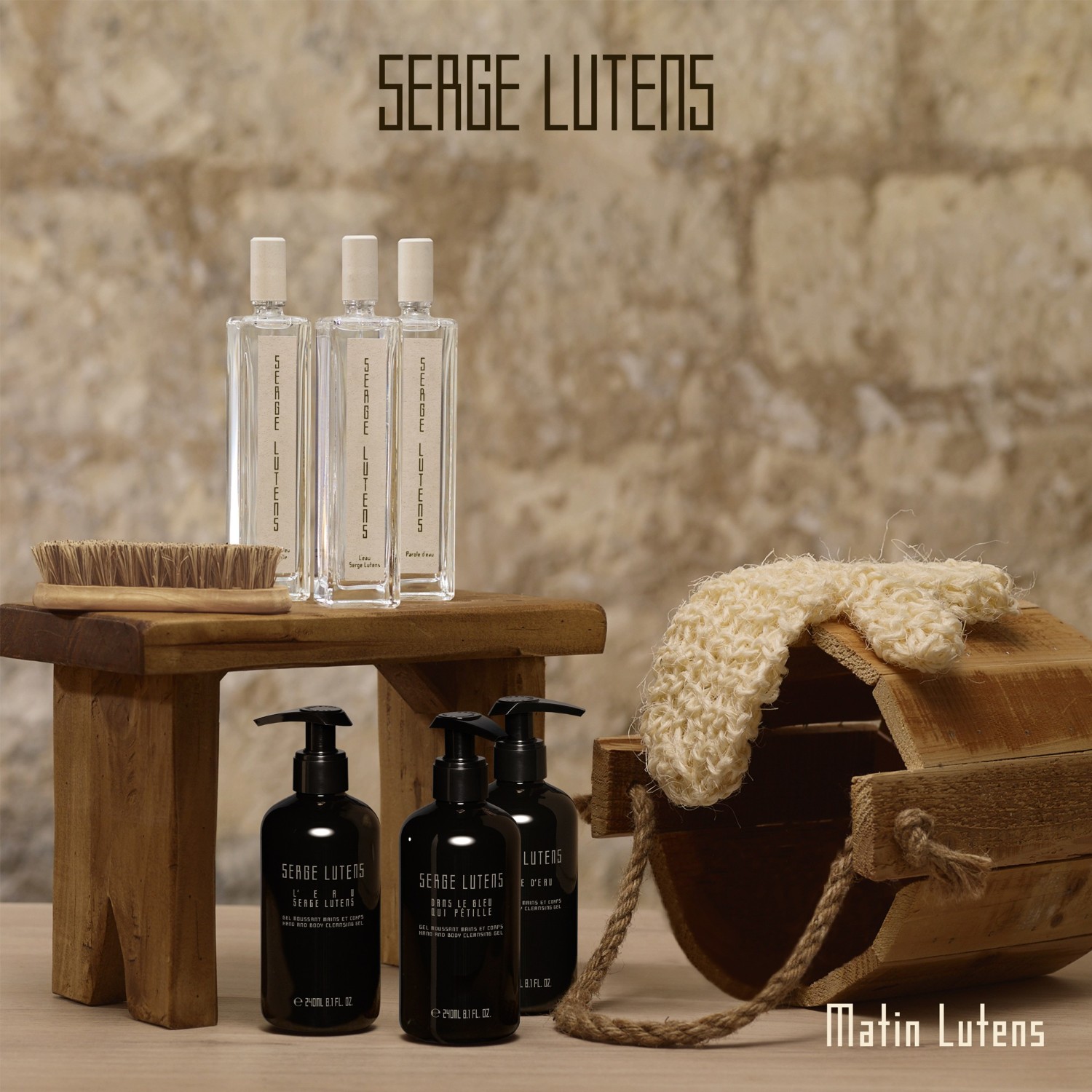 Гель для душа matin lutens dans le bleu qui pétille hand and body cleansing gel Serge Lutens, объем 240 мл — фото 3