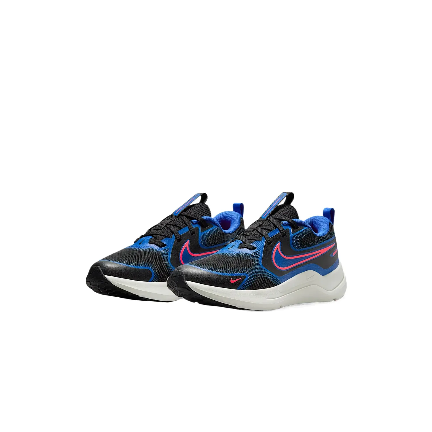 Nike Детские беговые кроссовки Cosmic Runner Cushioning черный/королевский синий/горный белый/яркий темно-красный — фото 3