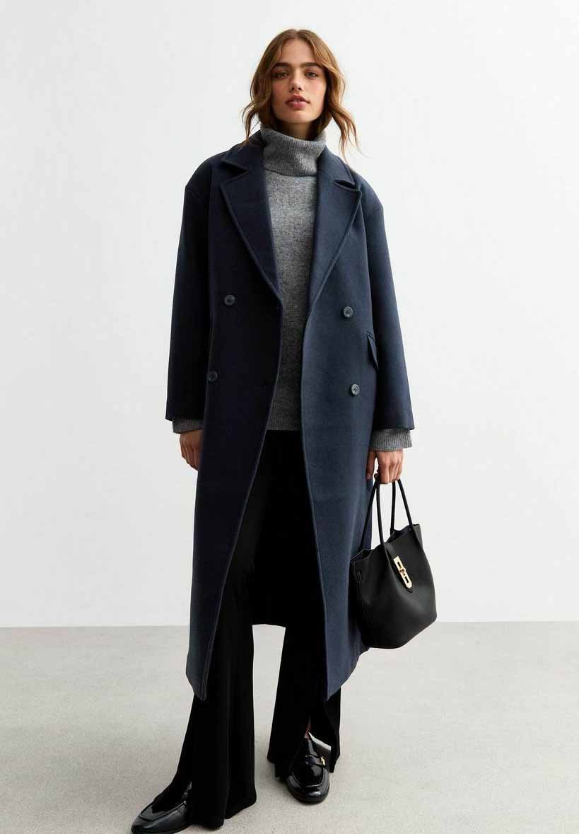 

Классическое пальто TAILORED New Look, темно-синий