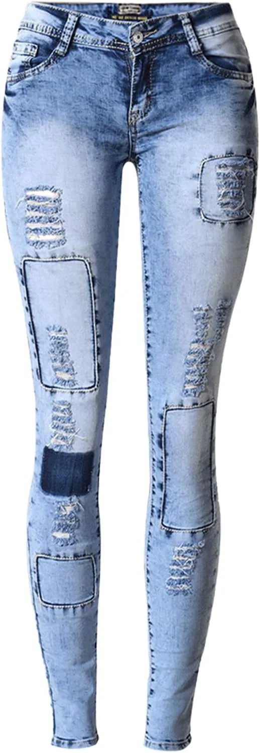 

Женские джинсы low waist синие skinny с эффектом push up ZC8bdbd