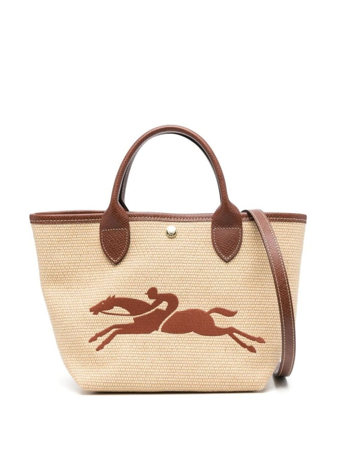 

Маленькая сумка-тоут Longchamp Le Panier Pliage, нейтральный цвет