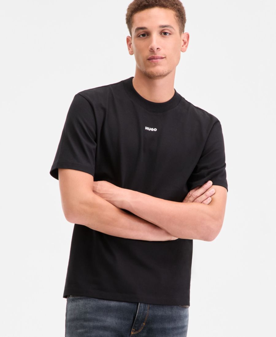 

Мужская футболка с логотипом Dapolino Hugo Boss, Black, Черный, Мужская футболка с логотипом Dapolino Hugo Boss, Black