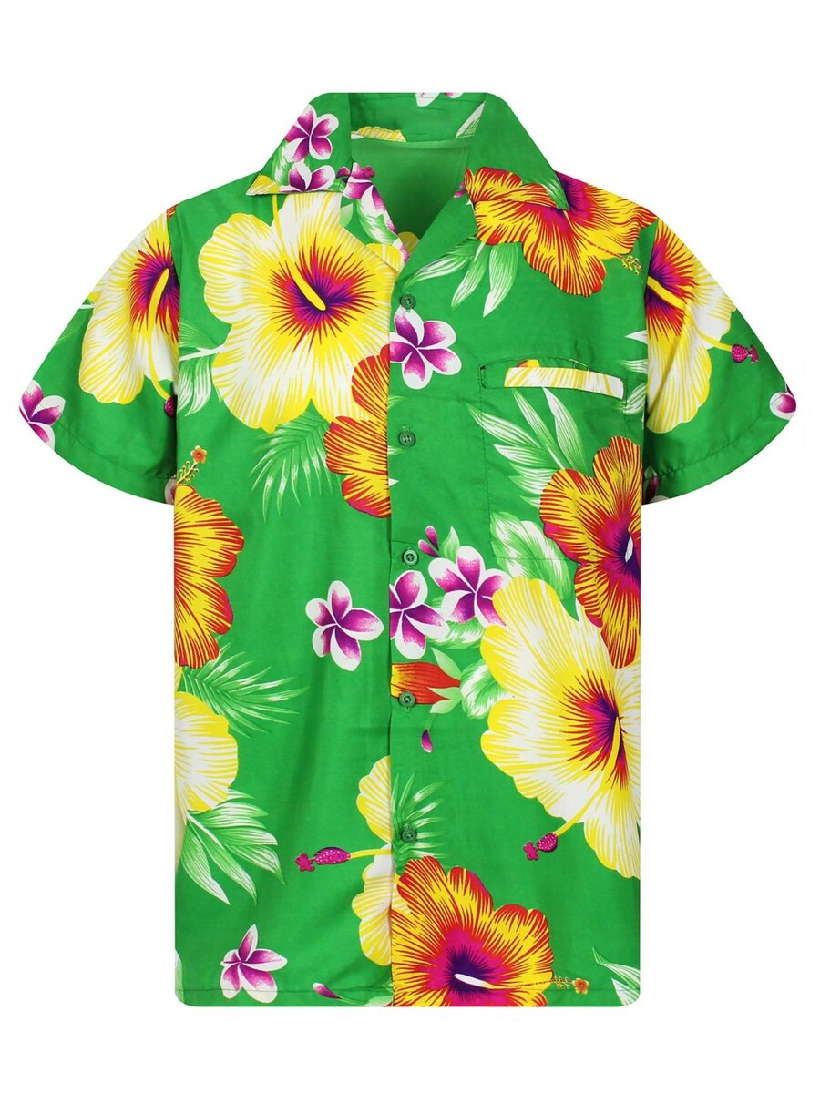 

Рубашка King Kameha Paradise Flower, зеленый