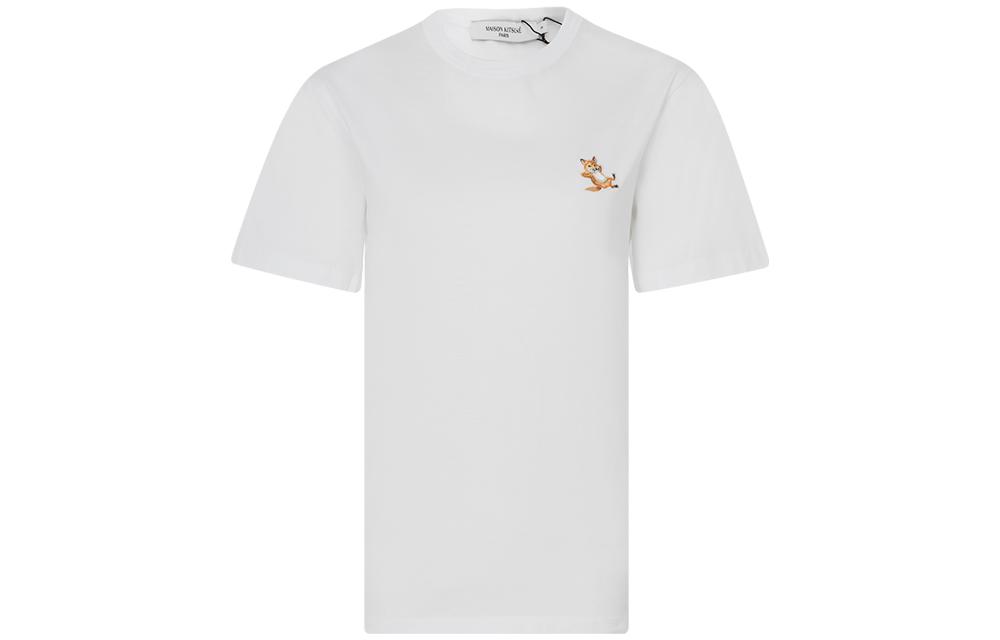 

Обычная футболка женская Maison Kitsune, белый