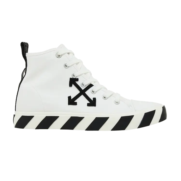 

Кроссовки Off-White Off-White Vulc Sneaker Mid 'White Black', белый