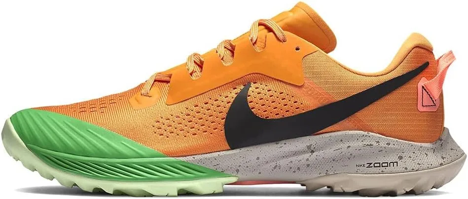 Мужские беговые кроссовки Nike Air Zoom Terra Kiger 6, черный/зеленый/розовый — фото 3