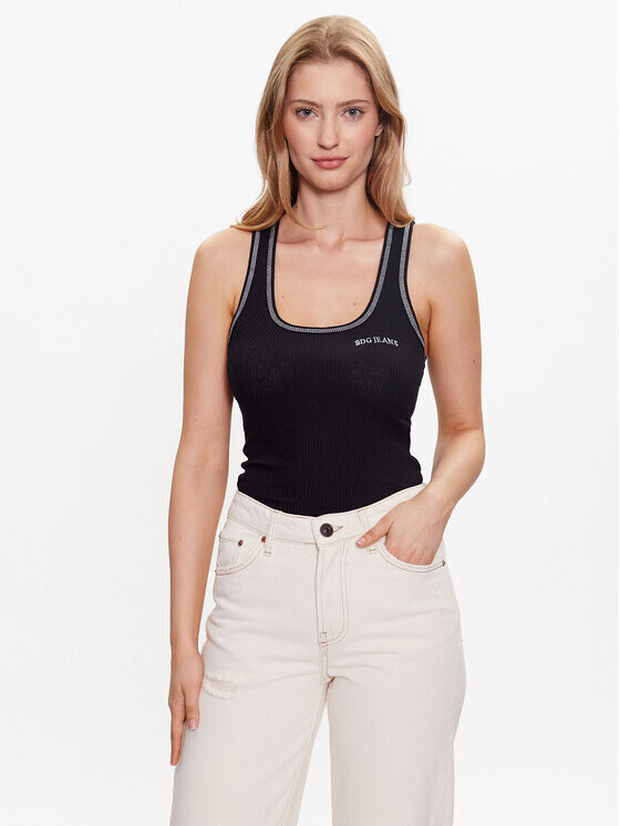 

Топ приталенного кроя Bdg Urban Outfitters, черный