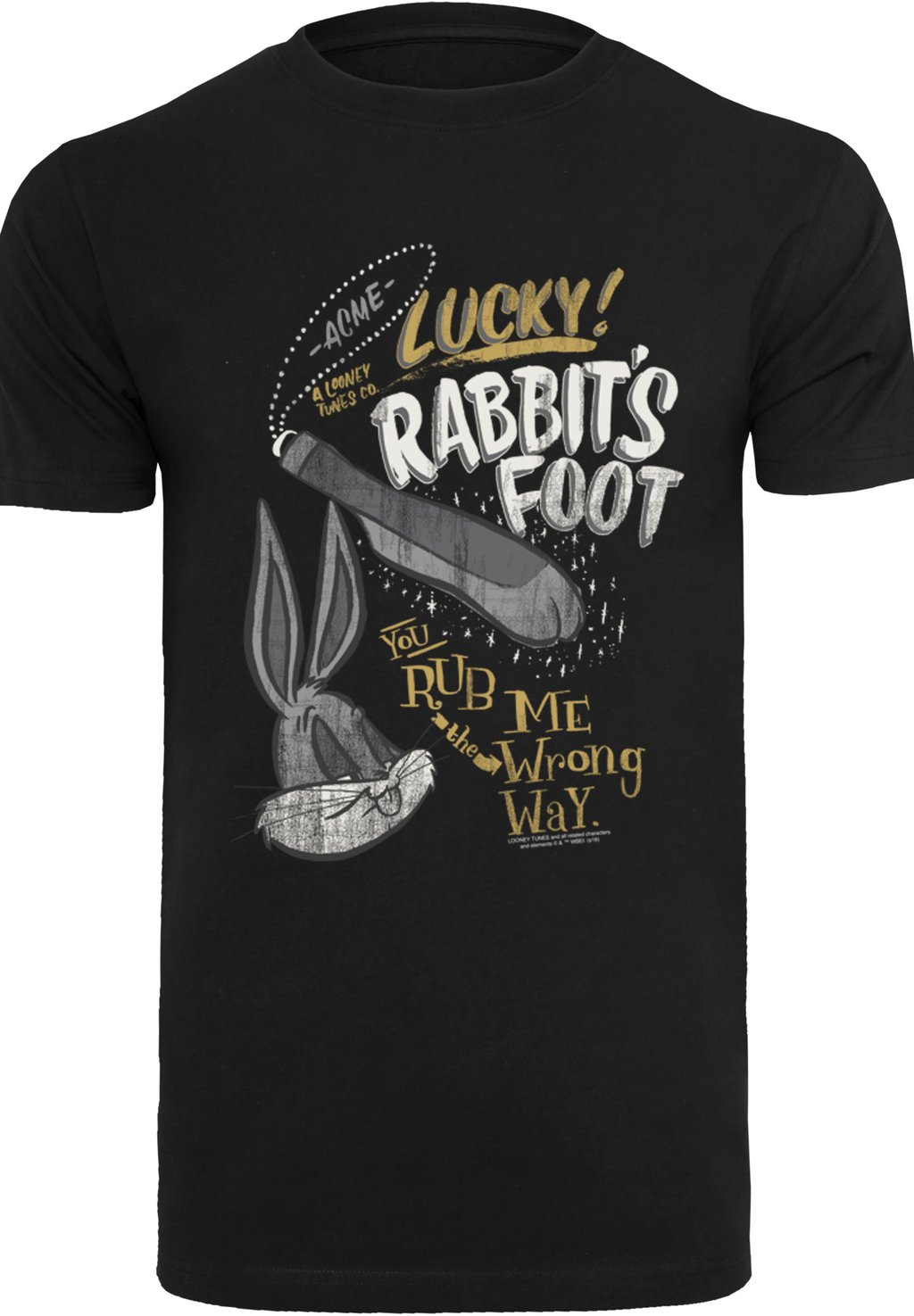 

Футболка с принтом LOONEY TUNES BUGS BUNNY F4NT4STIC, черный