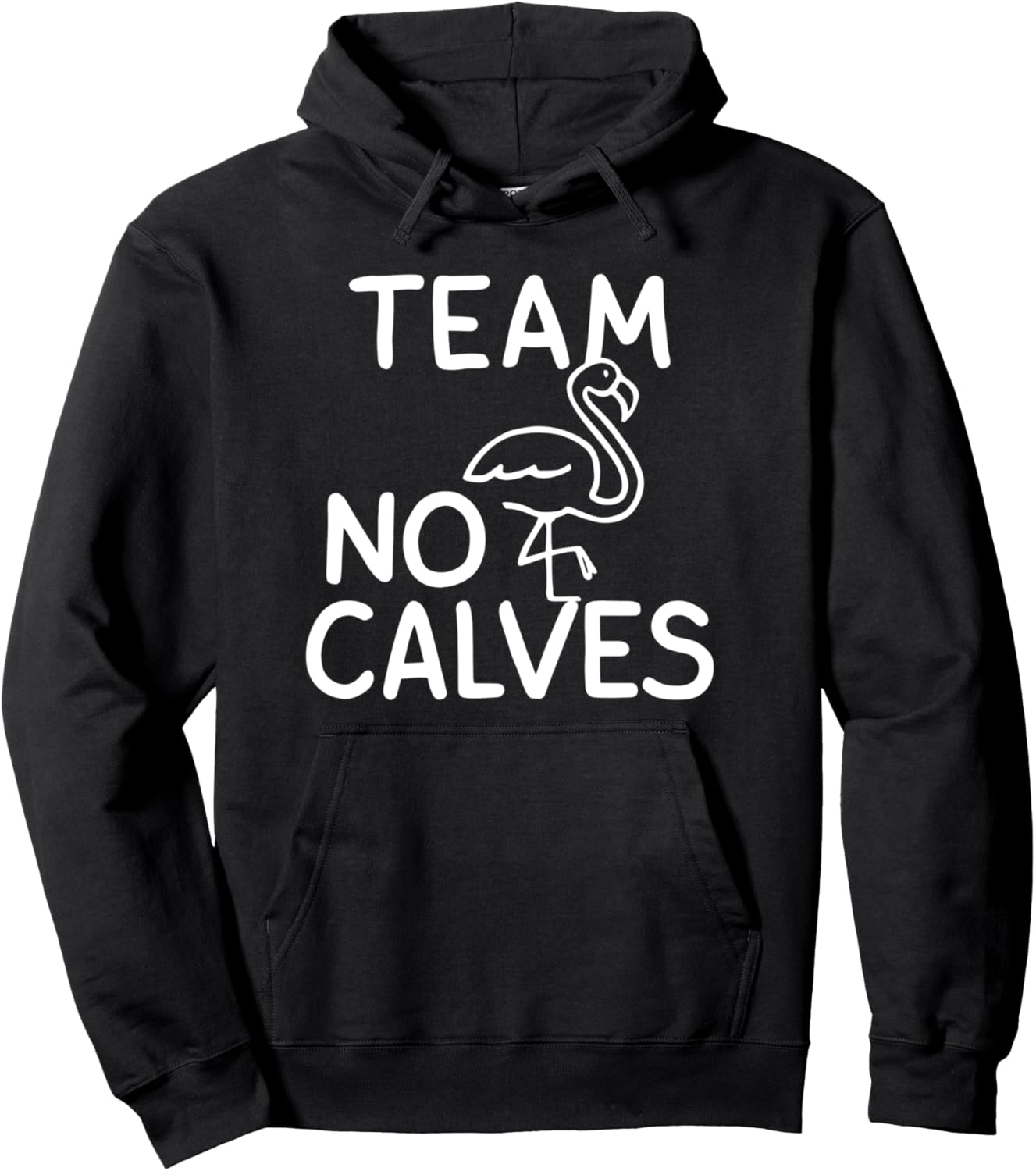 

Толстовка Team Calfless Weightlifting Flamingo Gym Fitness Lifting Fun Hoodie Funny Fitness Gym Apparel, черный