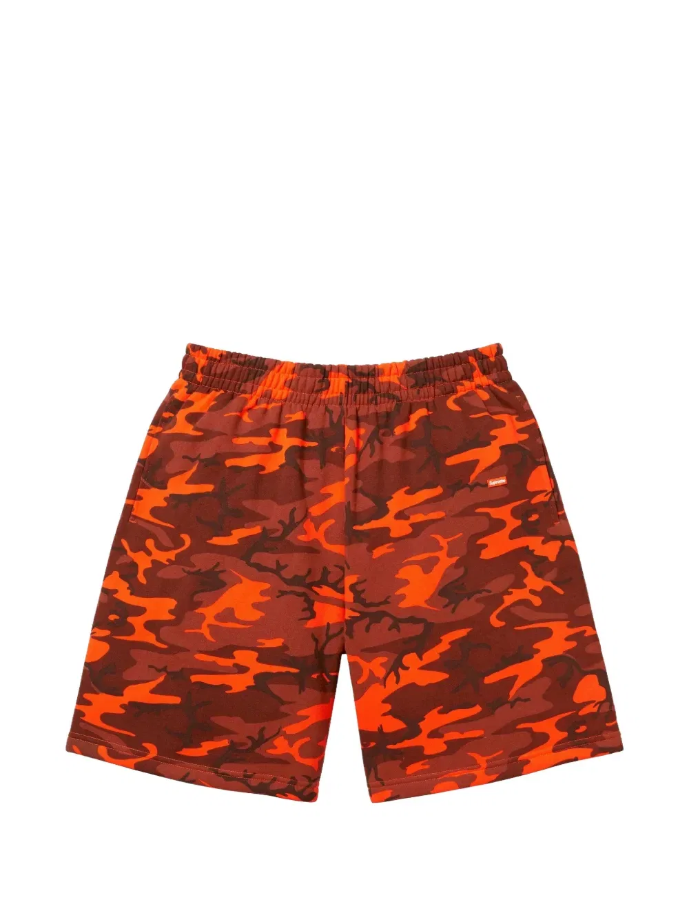 Камуфляжные спортивные шорты Supreme, красный
