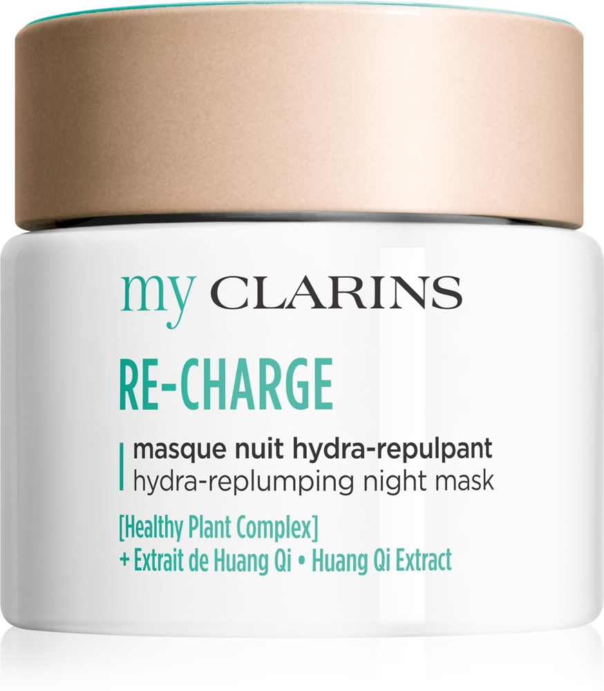 

Моя питательная ночная маска Clarins Re-Charge Hydra-Replumping, придающая коже сияние Clarins, 50 мл