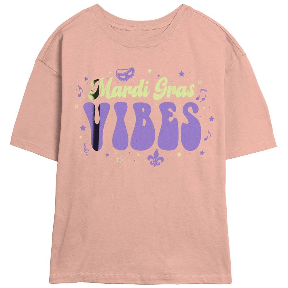 

Футболка с рисунком скиммера Mardi Gras Vibes для юниоров, цвет Blush