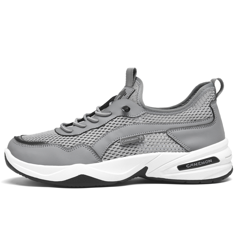 

Pilot the camel Серые мужские повседневные низкие кеды с противоскользящей подошвой и устойчивостью к истиранию, цвет Gray