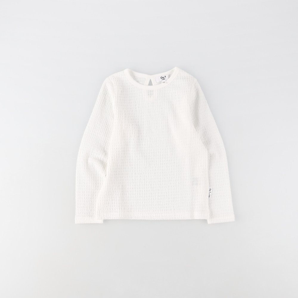 Футболка с длинными рукавами Pokopoko Branshes, off white — фото 2