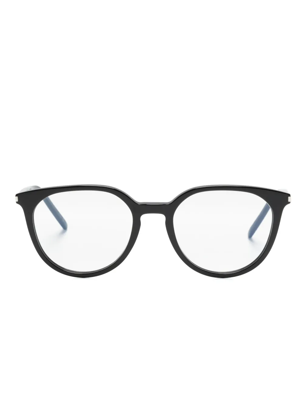

Очки в круглой оправе Saint Laurent Eyewear, черный