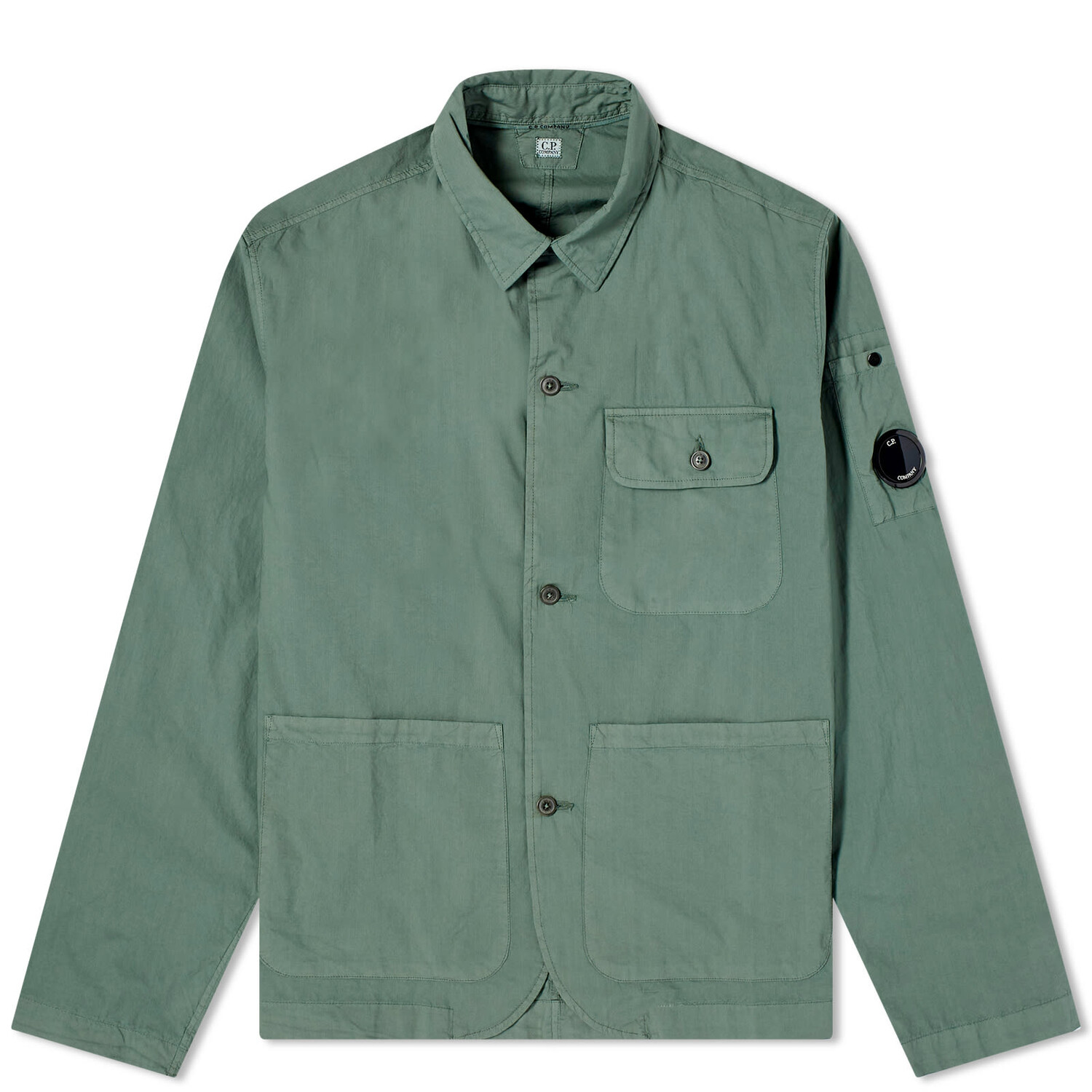 

Рубашка C.P. Company Popeline Workwear Shirt, цвет Duck Green