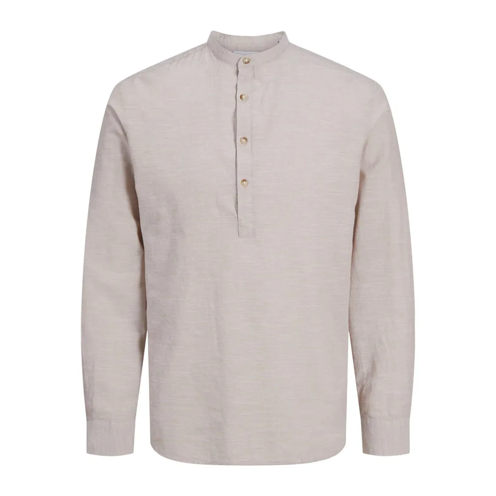 

Рубашка Jack & Jones Summer Half Placket, серый