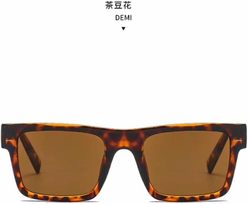 

Ретро-солнцезащитные очки квадратной формы для путешествий с защитой от УФ-излучения, для мужчин и женщин (цветок чайного зерна) Weloveushop, Tea Bean Flower