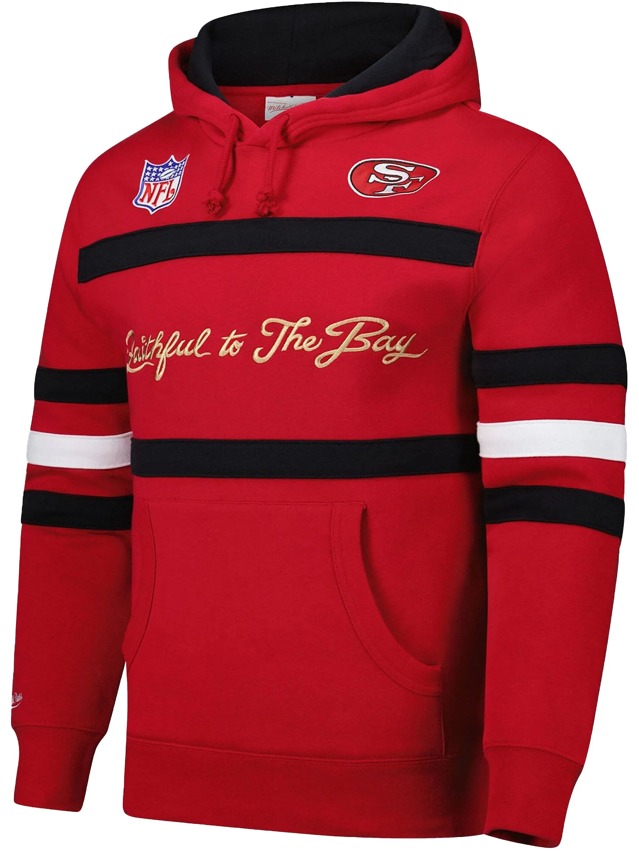 

Худи San Francisco 49ers Head Coach Scarlet Mitchell & Ness, красный