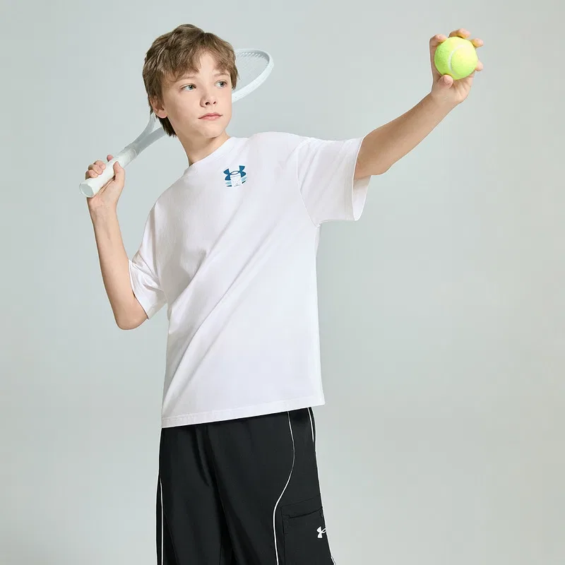 Футболка Comprehensive Training для подростков Under Armour, White — фото 4