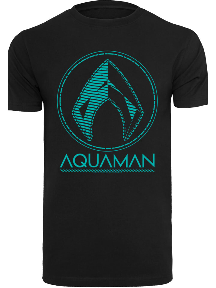 

Футболка F4NT4STIC DC Comics Aquaman Aqua Logo, черный