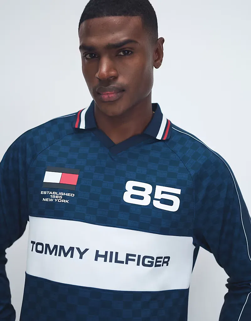 Регбийная футболка Tommy Hilfiger World Cup, темно-синий — фото 4
