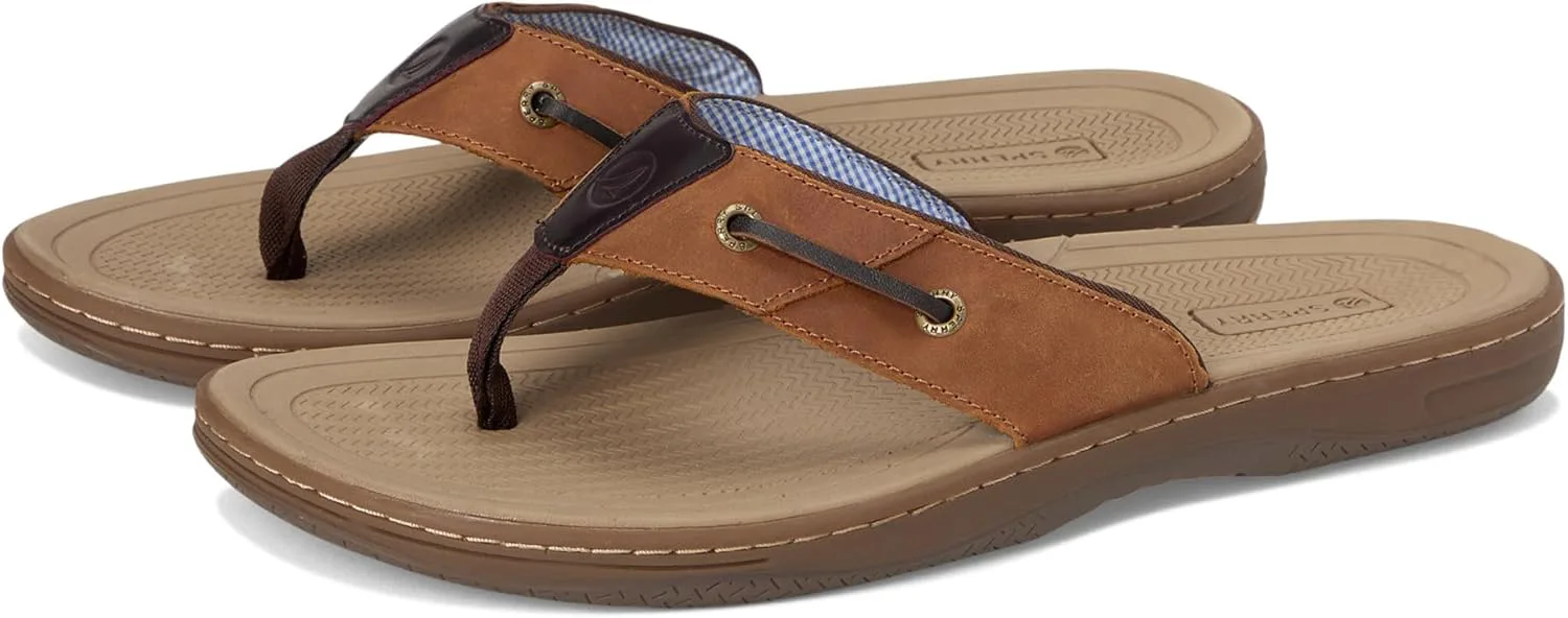 Мужские сандалии-вьетнамки Sperry Baitfish, коричневый