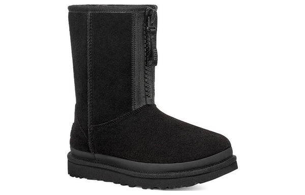 Кроссовки классические короткие на молнии с логотипом Ugg, черный — фото 4