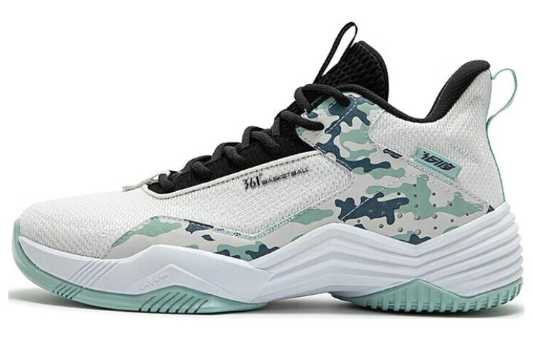 

Баскетбольные кроссовки Basketball Shoes Men Low-Top Gray Green 361°