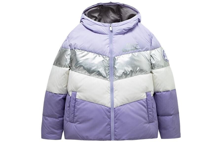 

Детский пуховик Nike, цвет Lilac Purple