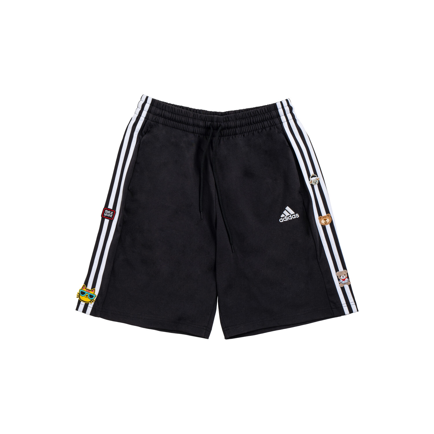 

Повседневные шорты унисекс черные Adidas, черный