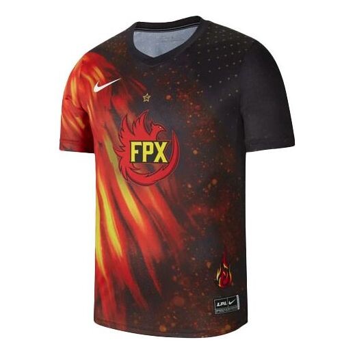 

Футболка x lpl crossover fpx quick dry с коротким рукавом Nike, черный