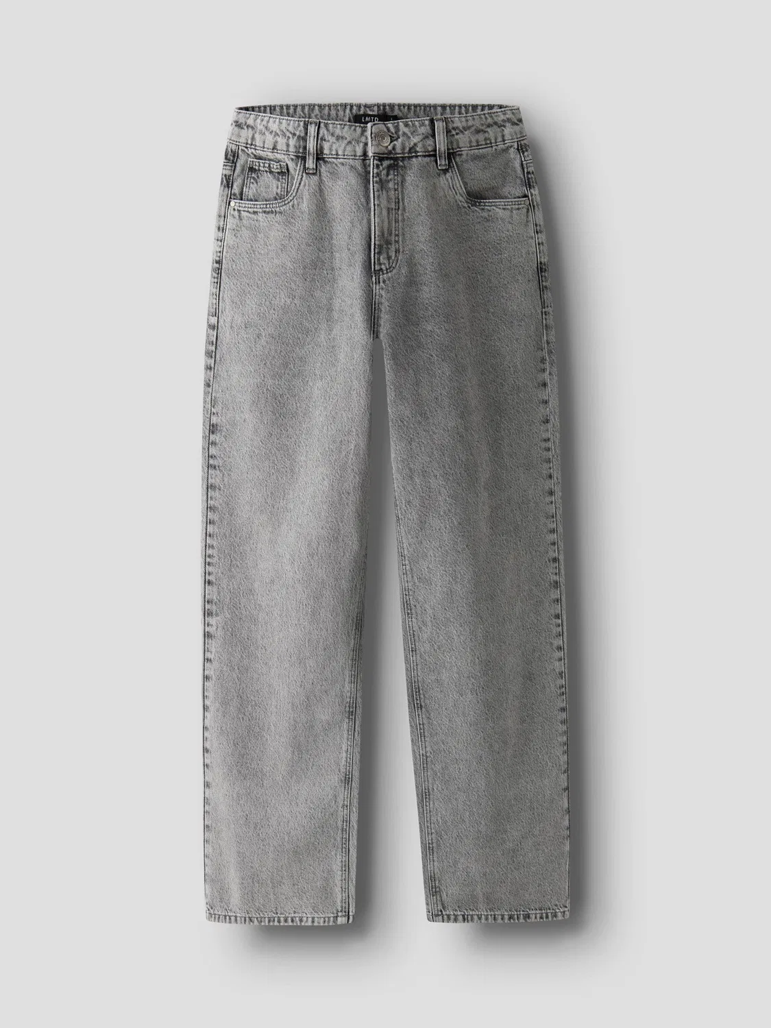 Джинсы loose fit, Name it, light grey denim — фото 3