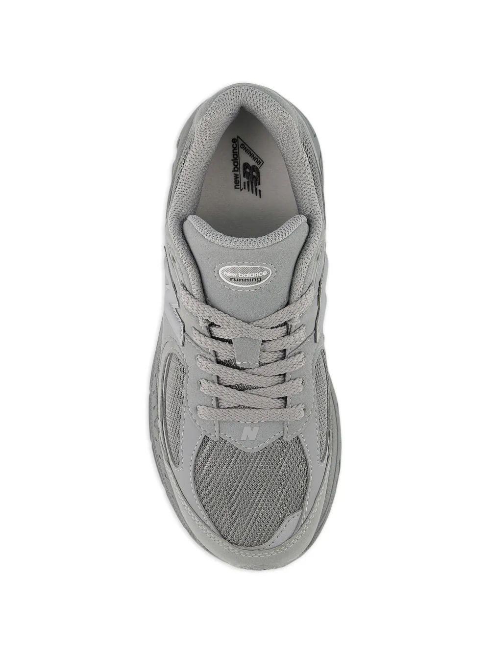 Кроссовки 2002 на шнуровке New Balance Kids, серый — фото 4