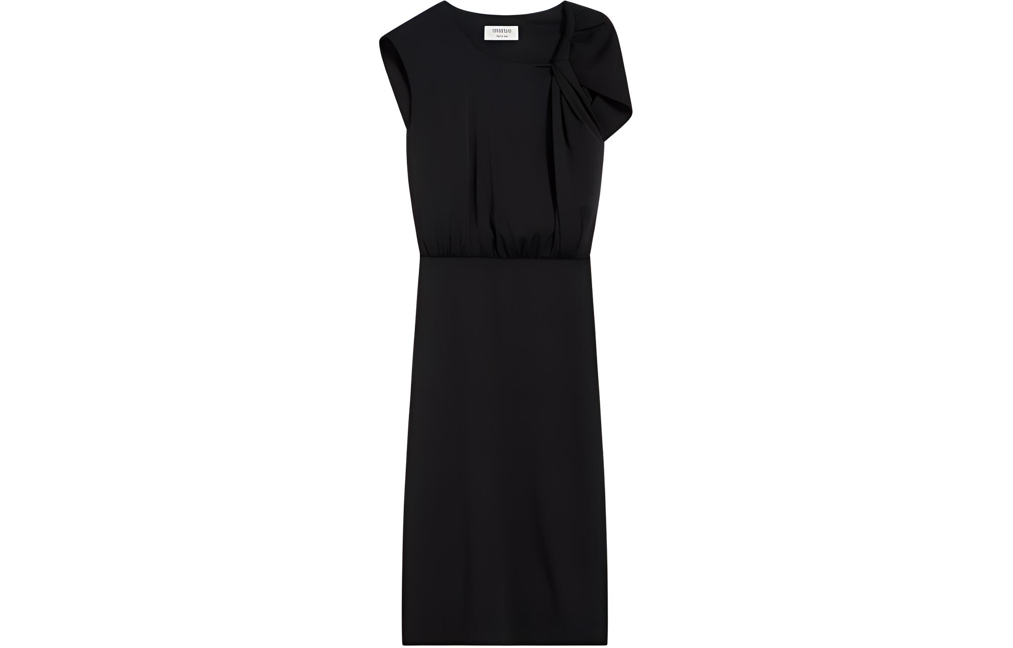 

Спортивное платье SportMa без рукавов женское черное SportMax